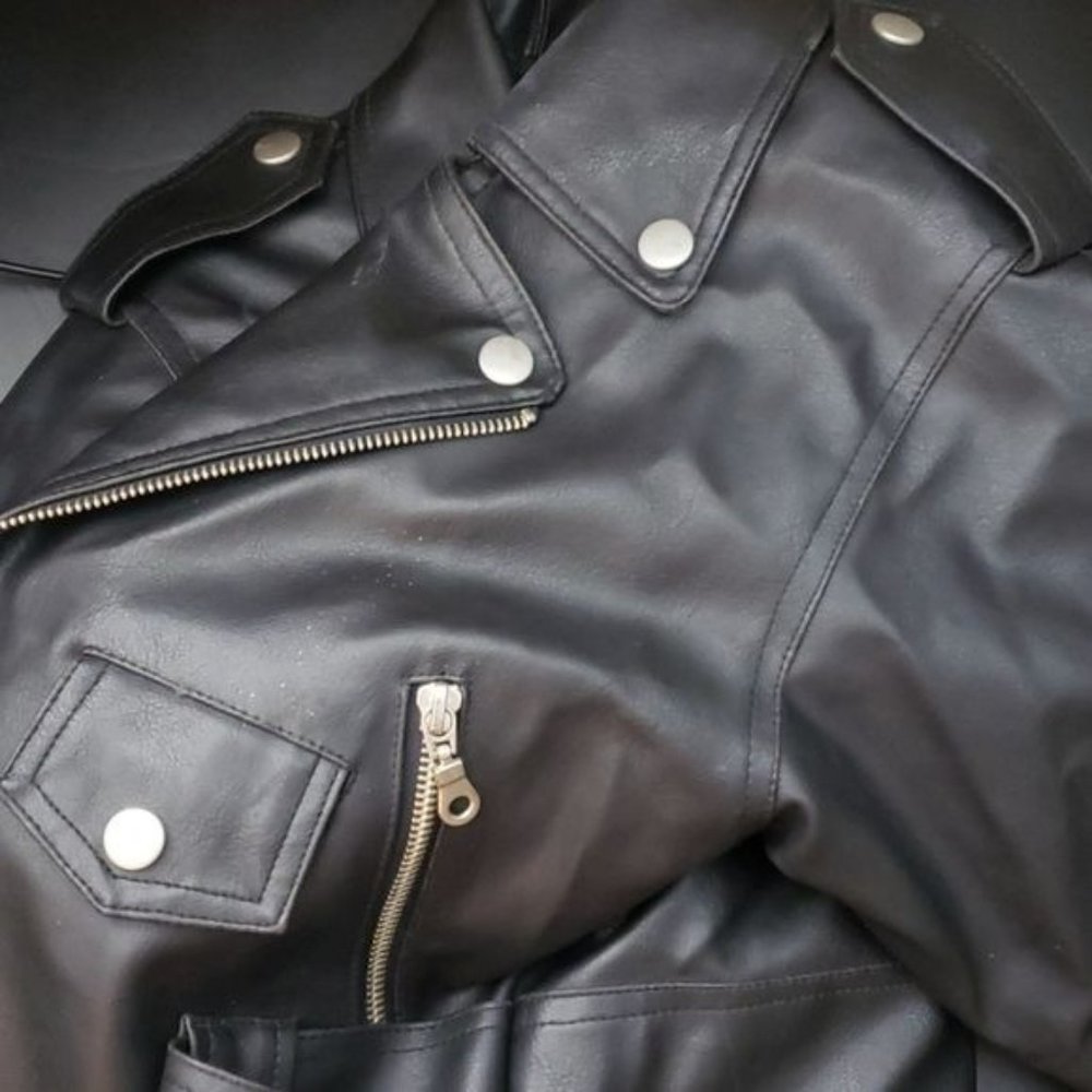 ⭐HP⭐ Kids biker style jacket size 5 - Picture 7 of 8
